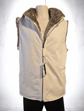 🍂 GAP Reversible Faux Fur Vest‎ 🍂 Size Large | NWT | Reversible